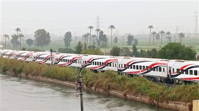 انتظام حركة القطارات بعد حادث اصطدام قطار بجرار زراعي بالبحيرة
