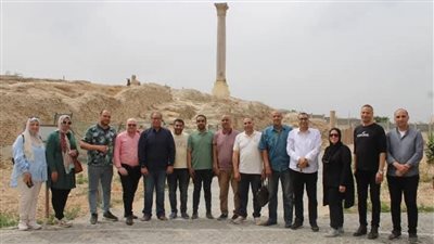 آثار الإسكندرية: أعمال ترميم عمود السواري وكوم الشقافة أوشكت على الانتهاء.. والافتتاح قريبا