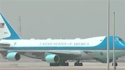 وصول الرئيس الأمريكي دونالد ترامب إلى السعودية 