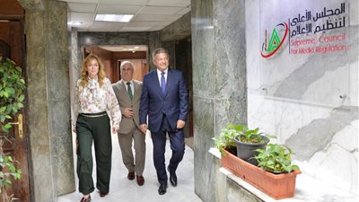 رئيس الأعلى للإعلام يستقبل رئيس الوطنية للصحافة ومدير الأكاديمية الوطنية للتدريب