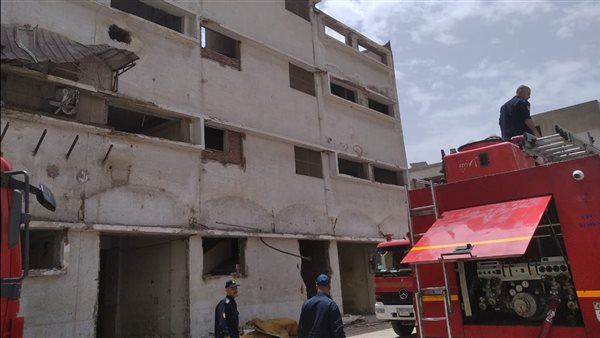 اندلاع حريق أعلى