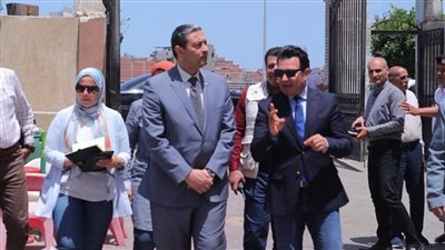 المحافظ ووكيل الرياضة يتفقدان مركز شباب مدينة دمياط لمتابعة خطط التطوير