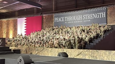 ترامب يزور قاعدة العديد العسكرية في قطر