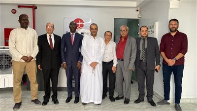 حاتم رسلان يستقبل سفير السنغال خلال زيارة لمصنع يونايتد براذرز للصناعات الهندسية