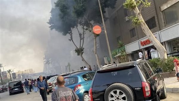 جانب من الحريق