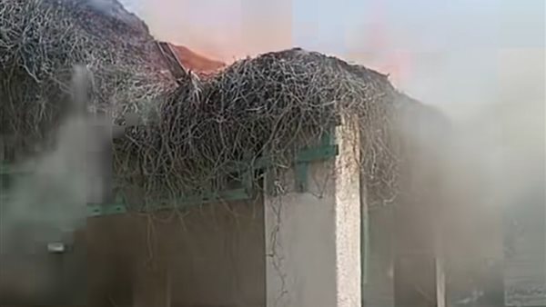 حريق بـ مقابر بورسعيد