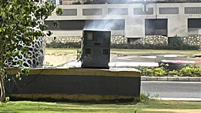 تصاعد أدخنة من كابينة كهرباء أمام مدينة الإنتاج الإعلامي في أكتوبر.. والسيطرة عليه