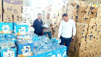 ضبط طن و500 كيلو جبنه ومكسبات طعام مجهولة المصدر ومخابز بلدية مخالفة بالبحيرة