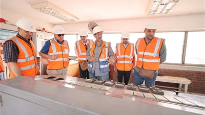 وفد من وكالة التعاون الدولي الألماني GIZ يزور محطة مياه روض الفرج 