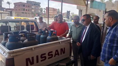 تموين دمياط: ضبط مخزن لتعبئة شعل الغاز بالمخالفة