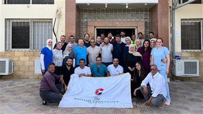 الجامعة البريطانية في مصر تنظم قوافل طبية بسيوة والحوامدية والمنيا | صور