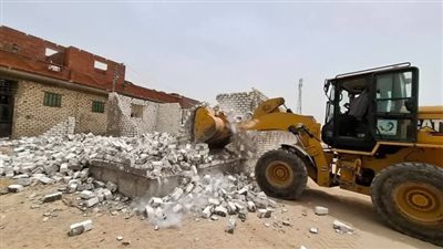 إزالة 29 حالة على مساحة 3933 مترا ضمن الموجة 26 لإزالة التعديات بالبحيرة