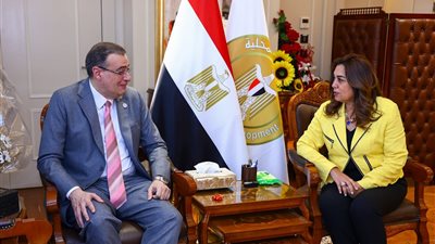 وزيرة التنمية المحلية تبحث مع رئيس الجهاز المركزي للتنظيم والإدارة برامج بناء القدرات للعاملين والدعم الفني