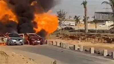 حفر دون ترخيص.. تفاصيل تحقيقات النيابة في واقعة حادث انفجار خط الغاز بأكتوبر