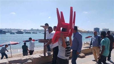 إزالة 279 حالة إشغال خلال حملة مكبرة بطريق الكورنيش في الإسكندرية