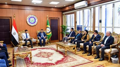  محافظ الدقهلية يستقبل وزير الشباب والرياضة لافتتاح ووضع حجر أساس عدد من المنشآت