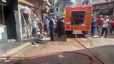 تفاصيل السيطرة على حريق محل مصوغات ذهبية في سوهاج