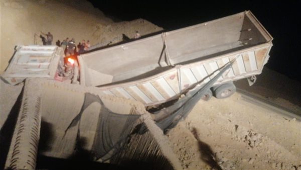 انقلاب سيارة نقل