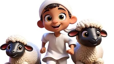 صور عيد الأضحى للأطفال.. احكي لأطفالك قصة الخروف بهذه البوسترات والرسومات