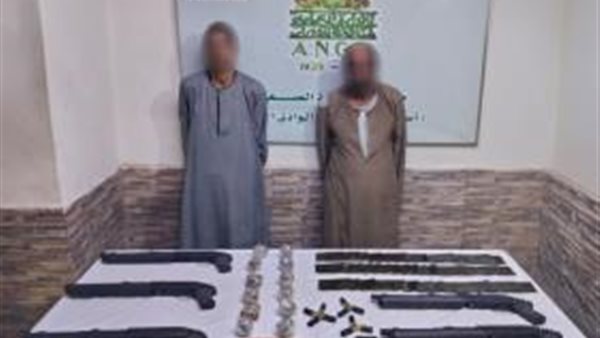 المتهمين والمضبوطات