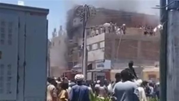 حريق في منزل بإسنا