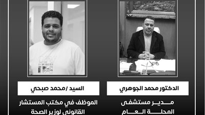 وزير الصحة ينعى مدير مستشفى المحلة العام وموظفا بالوزارة توفي بعد معاناة مع السرطان