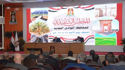 محافظ الوادي الجديد يترأس اجتماع المجلس التنفيذي للمحافظة ويوجه بتعزيز التنمية وتحسين الخدمات