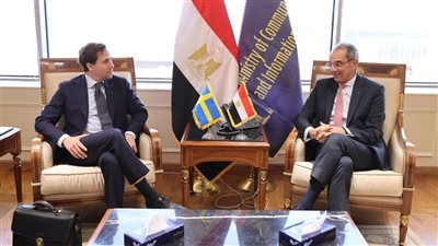 وزير الاتصالات: فرص كبيرة للشركات السويدية للتوسع بأنشطتها وتقديم خدماتها للسوق المصرية
