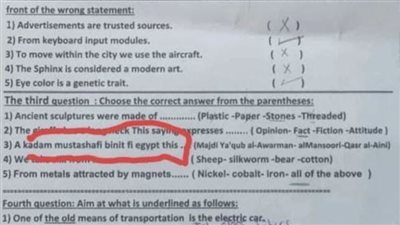 بسبب جملة بالفرانكو.. إحالة المسئولين عن خطأ ترجمة امتحان متعدد التخصصات لغات للتحقيق بالبحيرة