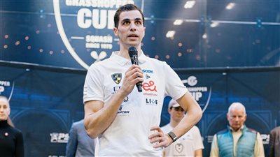 علي فرج يُعلن اعتزال الإسكواش.. ويوجه رسالة دعم للقضية الفلسطينية