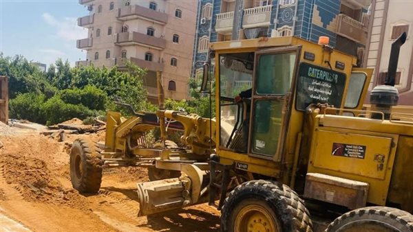 إصلاح خط مياه مدينة