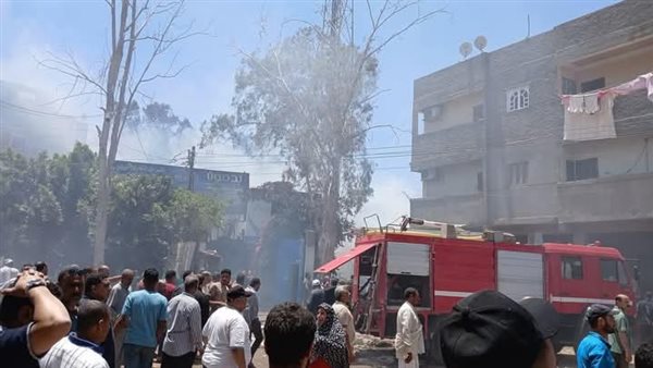 جانب من الحريق 