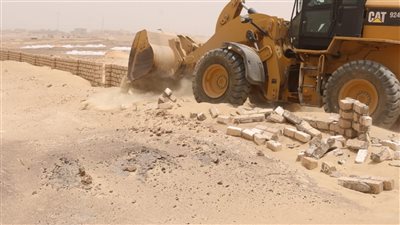 تنفيذ 35 قرار إزالة للتعديات على الأراضي الزراعية وأملاك الدولة بالواحات البحرية والبدرشين وأطفيح