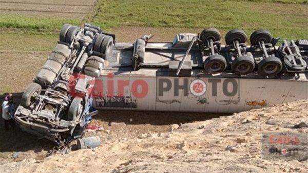 انقلاب سيارة نقل