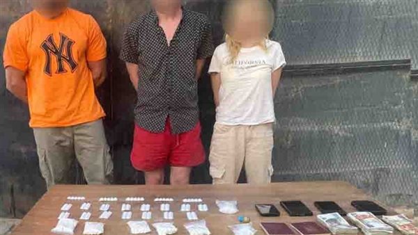 المتهمين والمضبوطات