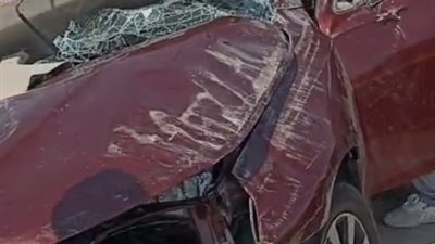 حالته خطر.. إصابة سائق ملاكي في حادث مروع على طريق السويس اتجاه التجمع الخامس