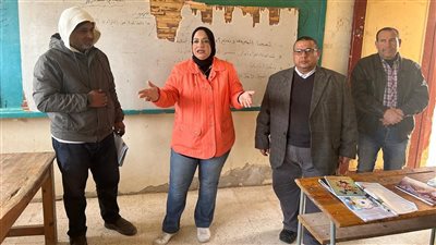 وكيل تعليم مطروح تتفقد سير العملية الامتحانية بالمحافظة اليوم