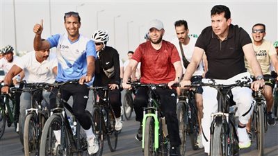 ضمن احتفالات ثورة 30 يونيو.. وزيرا الأوقاف والرياضة يشاركان بماراثون الدراجات بالعاصمة الإدارية