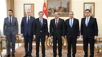  الرئيس السيسي يستقبل مدير عام الوكالة الدولية للطاقة الذرية