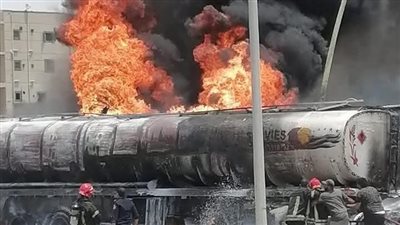 بعد اشتعال كابينة القيادة.. رئيس جهاز العاشر من رمضان يوجه بنقل سائق سيارة وقود لأحد مستشفيات علاج الحروق بالقاهرة