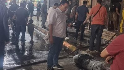السيطرة على حريق بمحل أدوات كهربائية بالمنوفية 