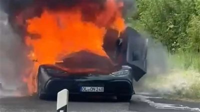 احتراق سيارة مرسيدس AMG One النادرة لسبب غامض.. ما القصة؟