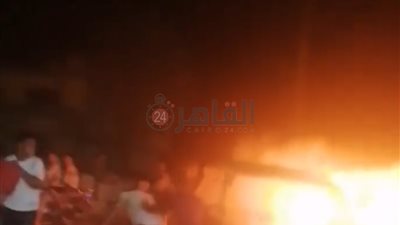 دون وقوع إصابات.. السيطرة على حريق توك توك داخل محطة بنزين في الفيوم