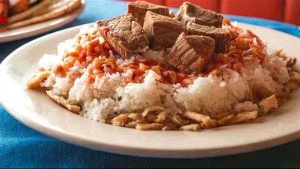 طريقة عمل الفتة باللحمة