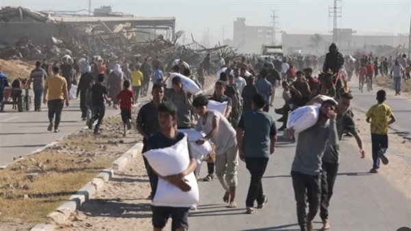 أحد مراكز المساعدات