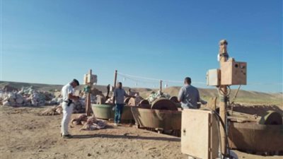 إزالة 12 طاحونة ذهب غير مرخصة خلال حملة لإزالة التعديات بقنا