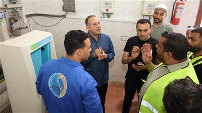 رئيس مياه الغربية يوجه برفع حالة الطوارئ القصوى خلال فترة العيد | صور