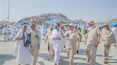 وزير الصحة يعقد اجتماعًا مع نظيره السعودي للاطمئنان على حالة الحجاج المصريين | صور