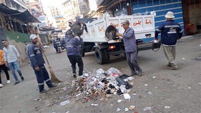 رفع 80 طن قمامة ومخلفات خلال إجازة عيد الأضحى المبارك بمدينة دسوق في كفر الشيخ 