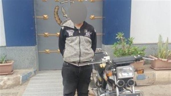 المتهم والدراجة النارية